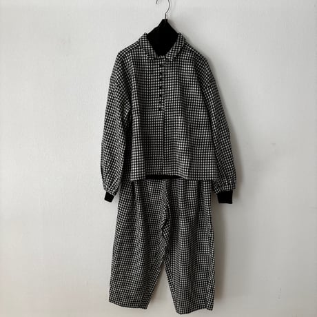 Hands of creation 2/48リファイン プチカラーオーバーブラウス・ブロックチェック