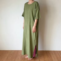 ヂェン先生の美しい日常着　半袖ワンピース　各色