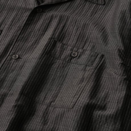 OLD JOE(オールドジョー) GATHERED WAIST MARLBORO SHIRTS Long-sleeve(SUMI STRIPE)