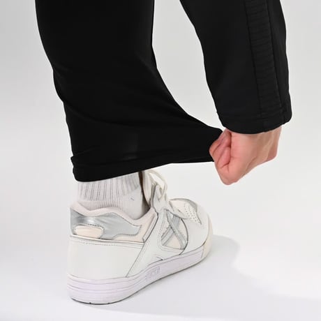 DALPONTE 裏起毛ウォームジップフーディ+ウォームパンツ上下セットBLACK+BLACK