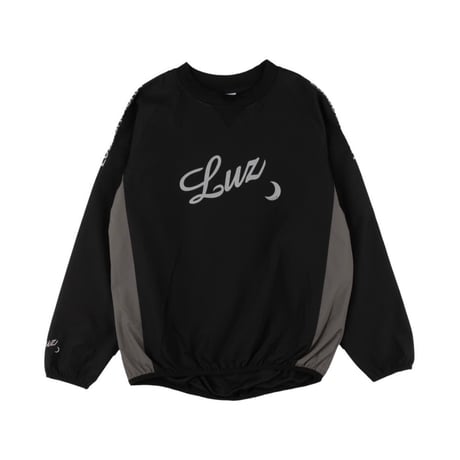 LUZeSOMBRA Jr STRETCH TAFTA MESH PULLOVER TOP