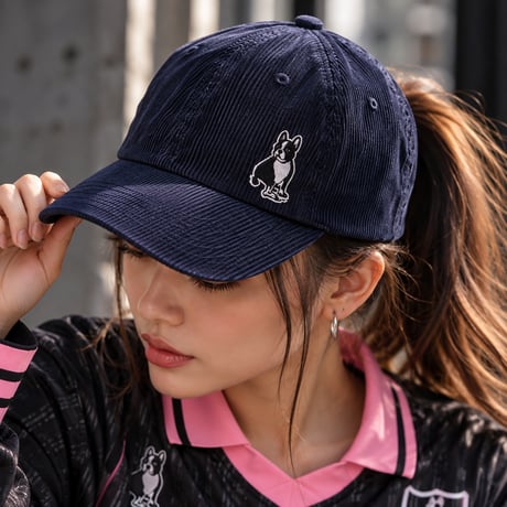 SOCCERJUNKY パイド コーディロイキャップ