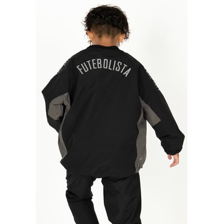 LUZeSOMBRA Jr STRETCH TAFTA MESH PULLOVER TOP