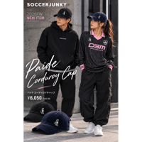 SOCCERJUNKY パイド コーディロイキャップ