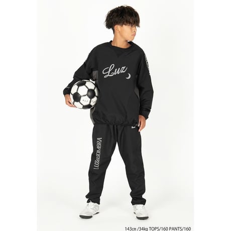 LUZeSOMBRA Jr STRETCH TAFTA MESH PULLOVER TOP