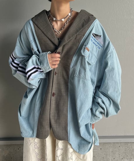 remake shirt tailored  jacket