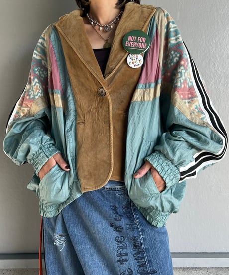 remake colorful tailored jacket