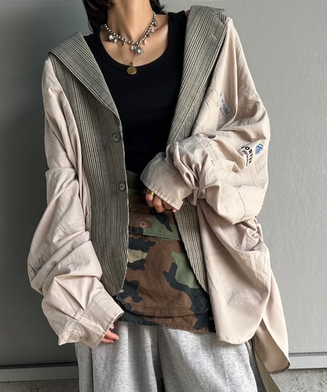 remake unique shirt tailored  jacket