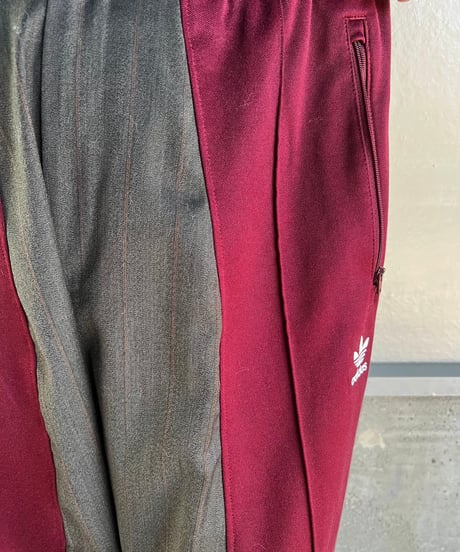 remake adidas plaid mix pants