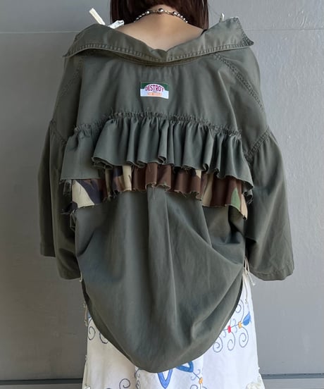 remake frill  half shirt