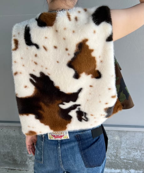 remake militaryfur vest