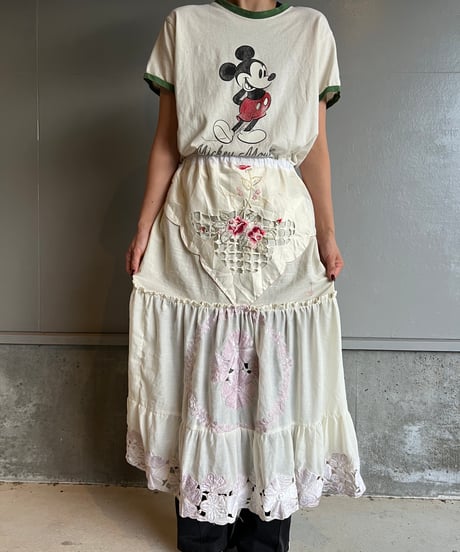remake embroidery skirt C
