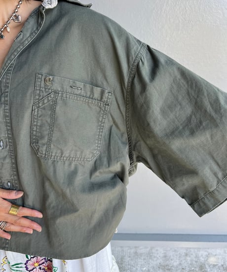 remake frill  half shirt