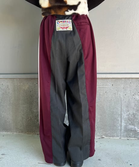 remake adidas plaid mix pants