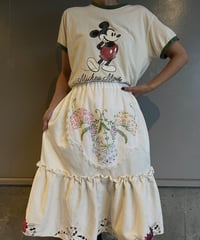 remake embroidery skirt A