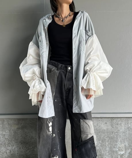 remake balloon sleeve shirt C