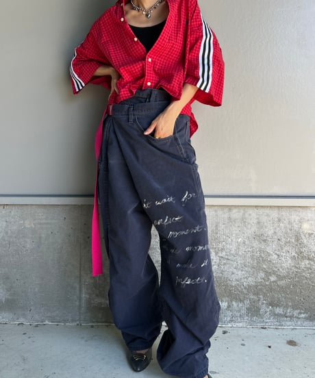 remake frill half shirt