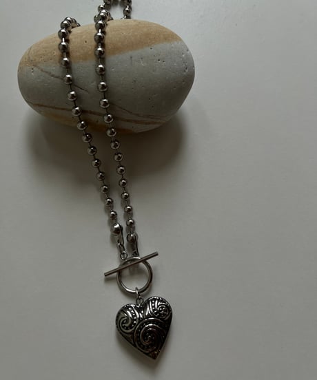 lock heart stainless necklace