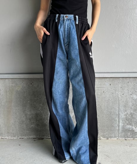 remake sporty  docking denim pants