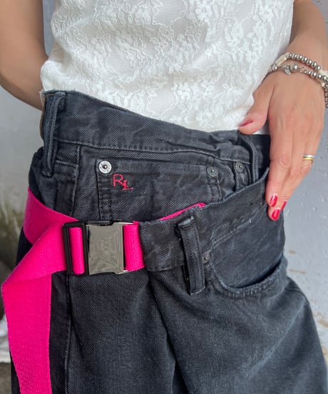 remake differences message denim pants
