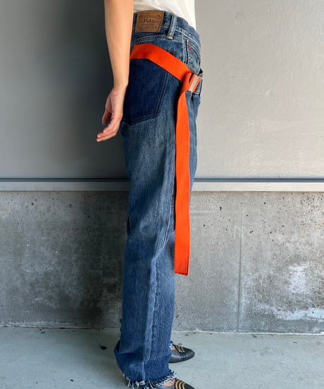 remake differences message denim pants
