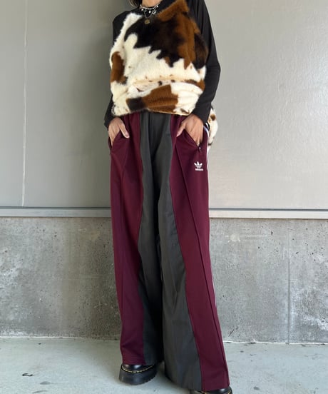 remake adidas plaid mix pants