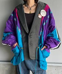 remake colorful tailored jacket
