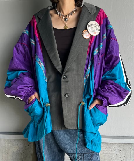 remake colorful tailored jacket