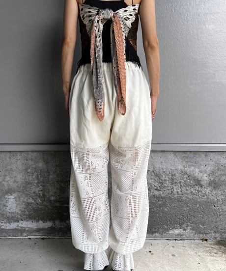 lace jogger pants