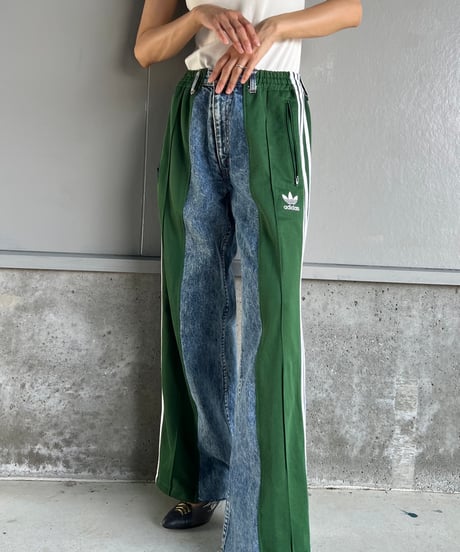 remake sporty  docking denim pants