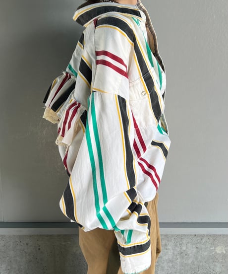 remake frill colorful  shirt