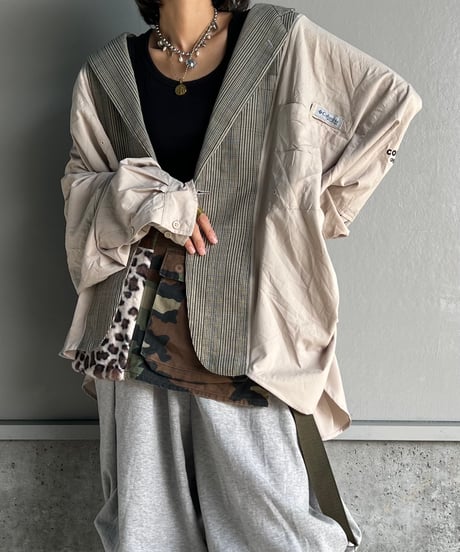 remake unique shirt tailored  jacket