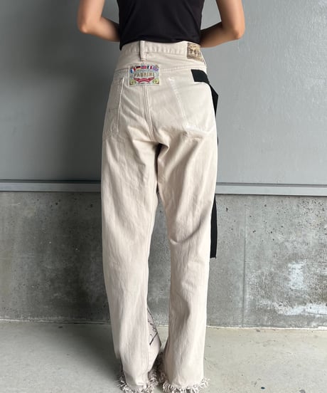 remake differences message denim pants