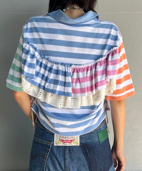 remake frill poloshirt