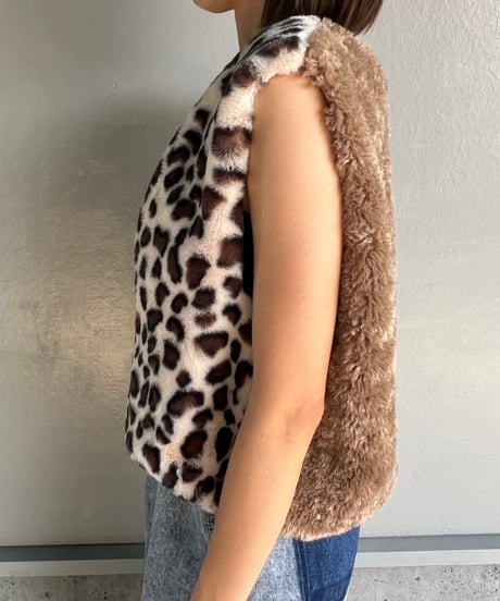 DUAL LEOPARD VEST