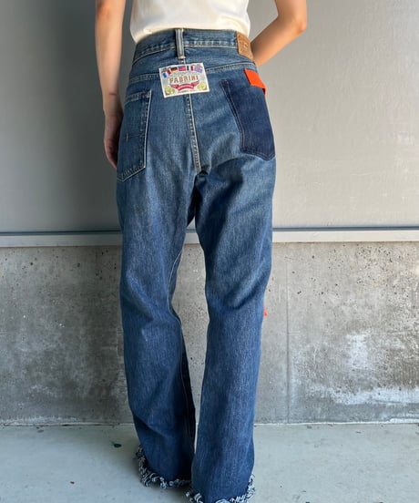 remake differences message denim pants