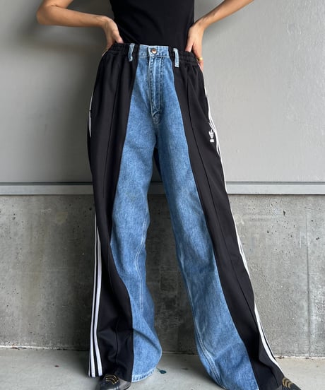 remake sporty  docking denim pants