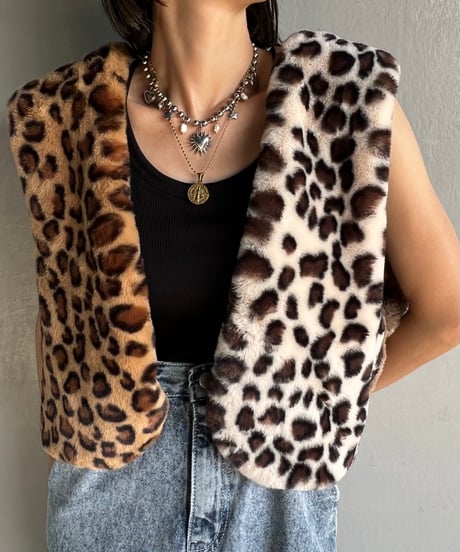 DUAL LEOPARD VEST