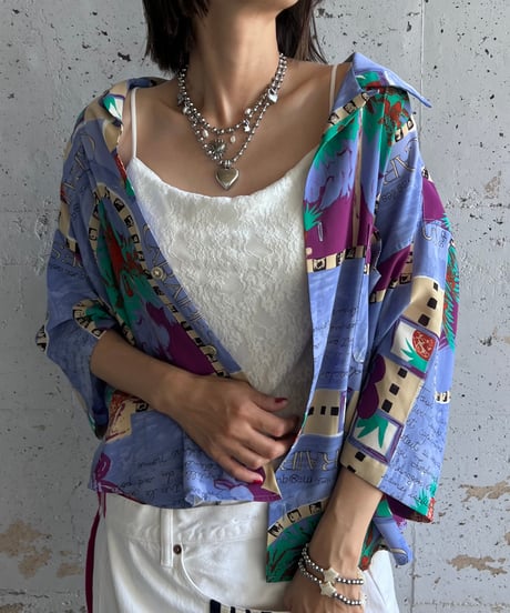 remake frill colorful shirt