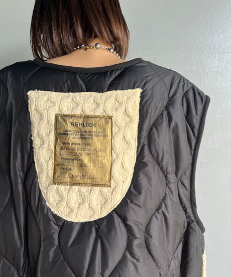 remake quilting knit vest