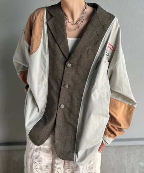remake shirt tailored  jacket