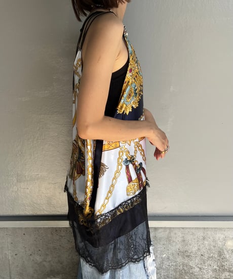 scarf lace camisole A