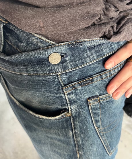remake differences message denim pants B
