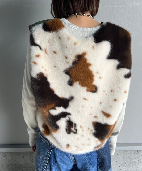 remake militaryfur vest