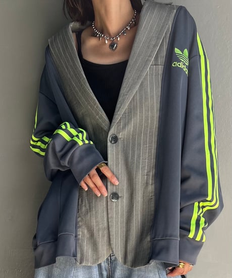 remake sporty tailored jacket A