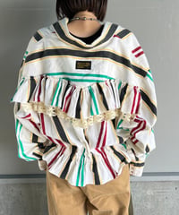 remake frill colorful  shirt