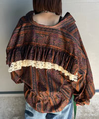 remake frill colorful shirt