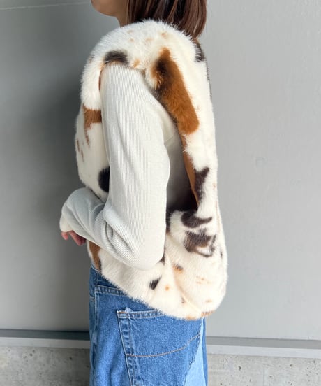 remake militaryfur vest