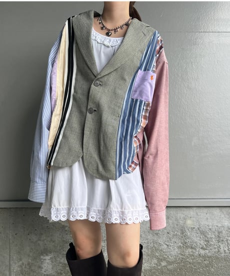 remake shirt tailored  jacket