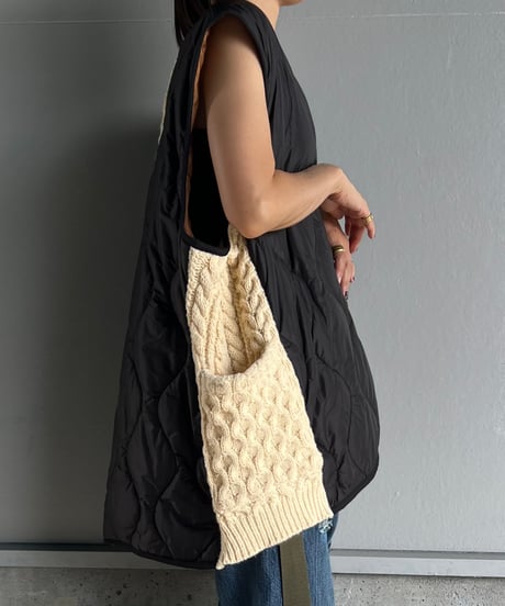 remake quilting knit vest